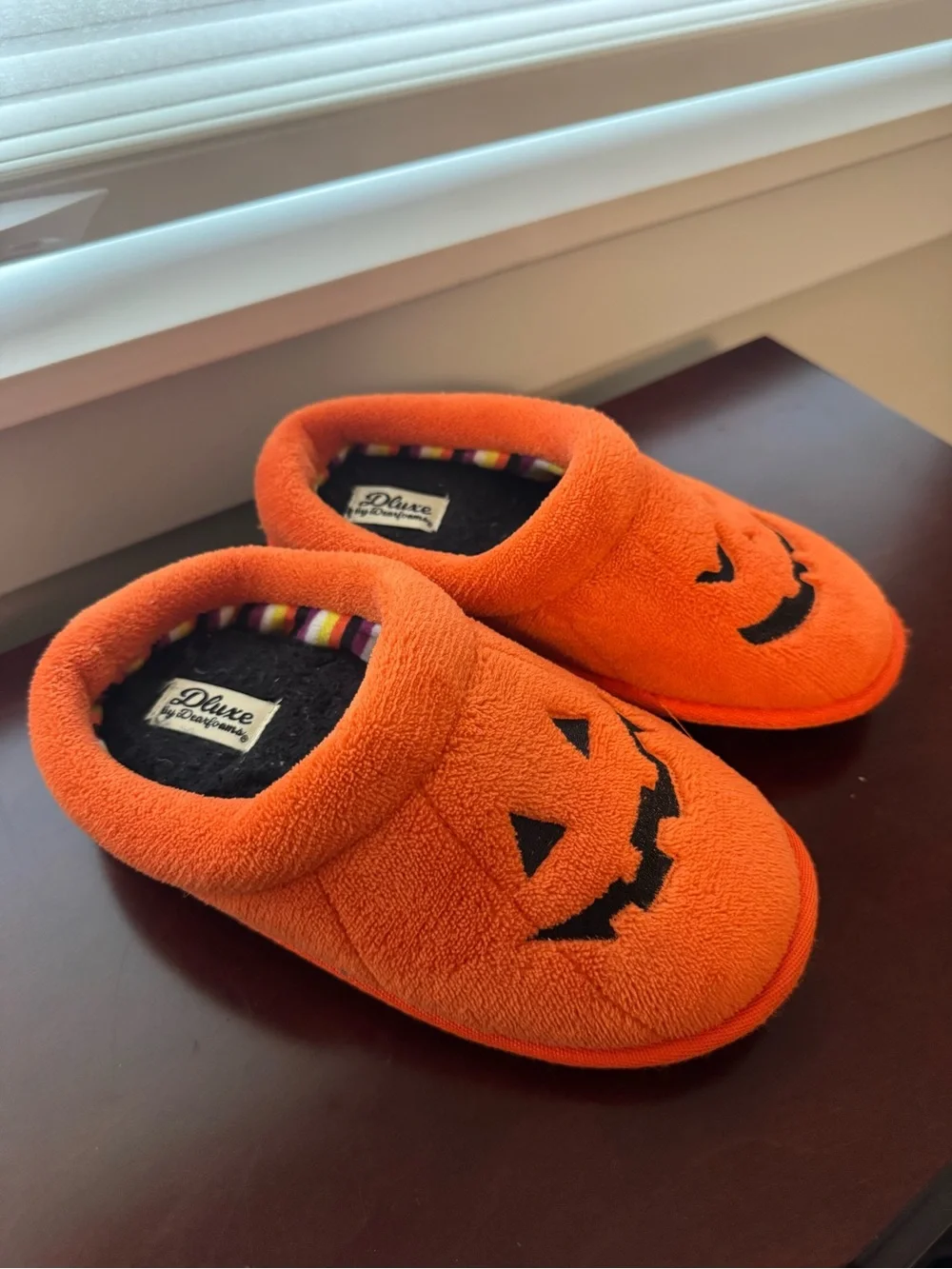 Dear foams Orange Pumpkin Kids Slippers